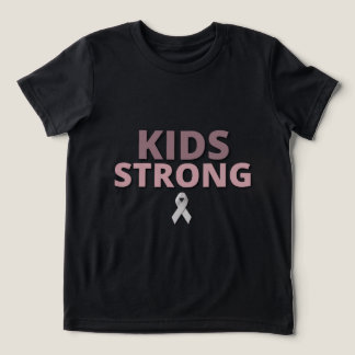 Camiseta Kids Strong Cancer Awareness Shirt – Cute Inspirat