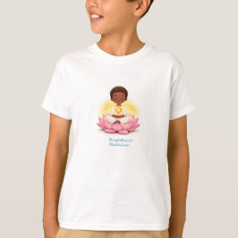 Camiseta Kids T shirt with boy on lotus