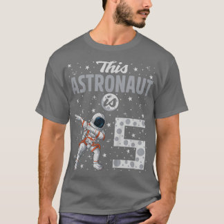 Camiseta Kids This Astronaut Is 5 Dabbing Astronaut 5th Bir