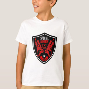 Camiseta Kids Toy Dart Gun Batalha