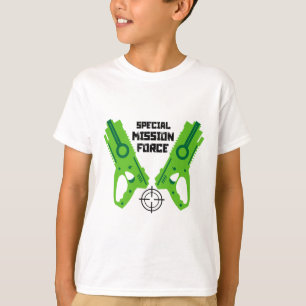 Camiseta Kids Toy Gun Batalha Natal E Aniversário