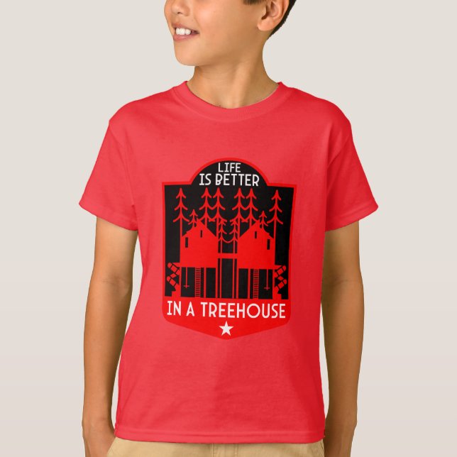 Camiseta Kids Treehouse Gifts (Frente)