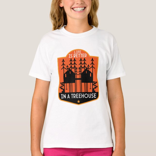 Camiseta Kids Treehouses (Frente)
