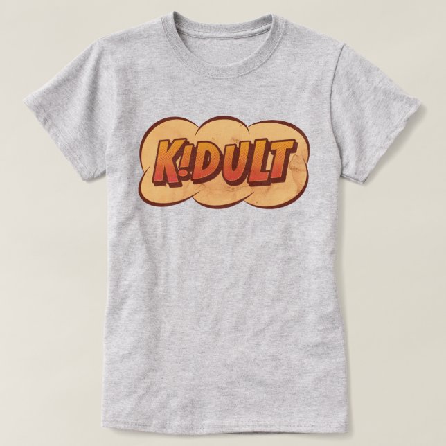 Camiseta KIDULT - Um adulto que é um miúdo de coração - Car (Frente do Design)