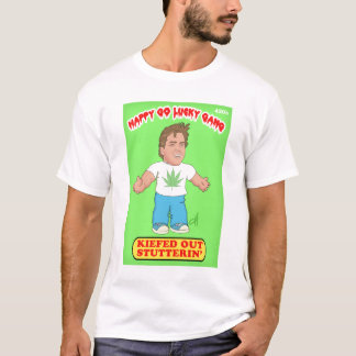 Camiseta Kiefed para fora Stutterin "feliz vai grupo