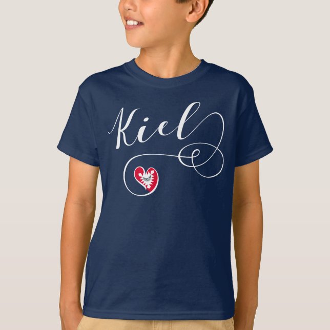 Camiseta Kiel Heart, Alemanha (Frente)