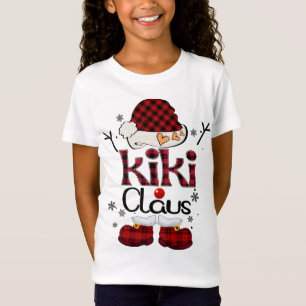 Camiseta Kiki Claus Red Xadrez - Avó Gift