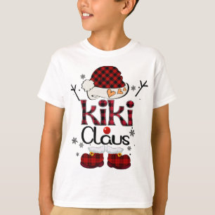 Camiseta Kiki Claus Red Xadrez - Avó Gift