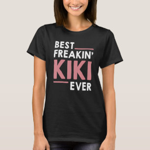 Camiseta Kiki Shirts para Mulheres Vovó Cute Melhor Freakin