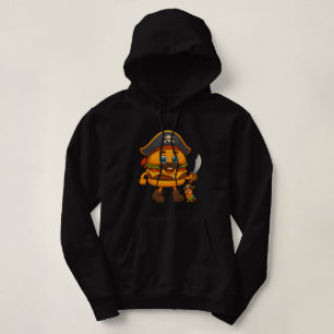 Camiseta KikiBurger o Pirata – Mascote de Alimentos Fofo