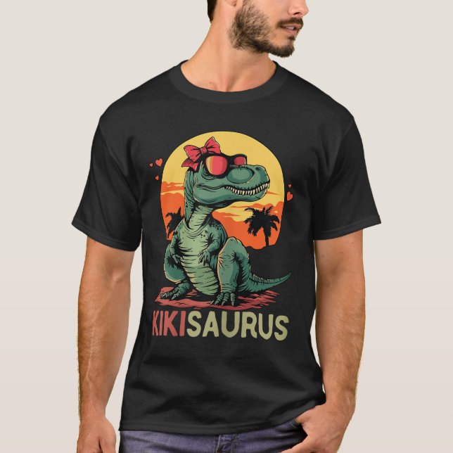 Camiseta Kikisaurus Dino Dinosaur Kiki-saurus T-rex Mother' (Frente)