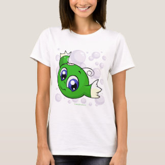 Camiseta Kiko verde que swishing através do lago Kiko
