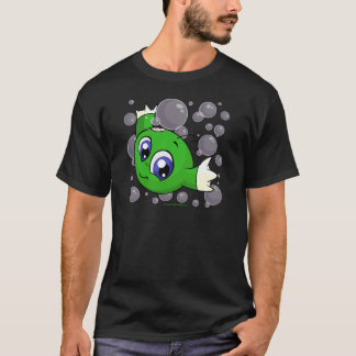 Camiseta Kiko verde que swishing através do lago Kiko