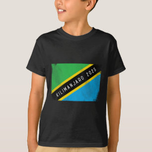Camiseta Kilimanjaro 2025 Bandeira da Tanzânia Monte Kilima
