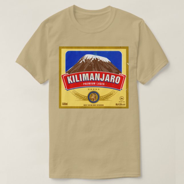 Camiseta Kilimanjaro Lager (Frente do Design)