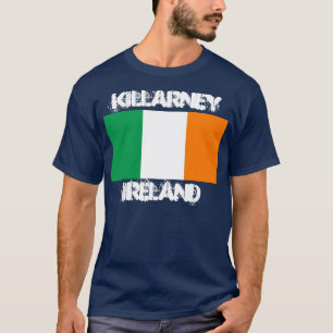 Camiseta Killarney, Irlanda com bandeira irlandesa