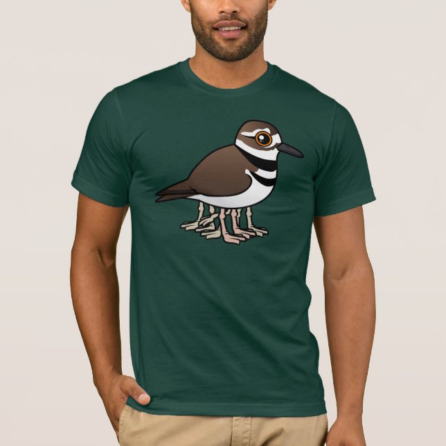 Camiseta Killdeer Oito-equipado com pernas (Frente)