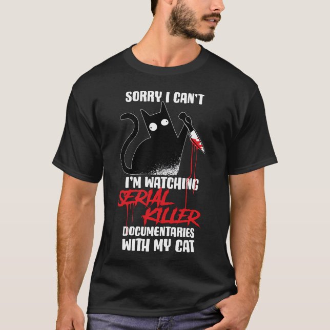 Camiseta Killer Documentaries Funnyrue Crime Show Gift vint (Frente)