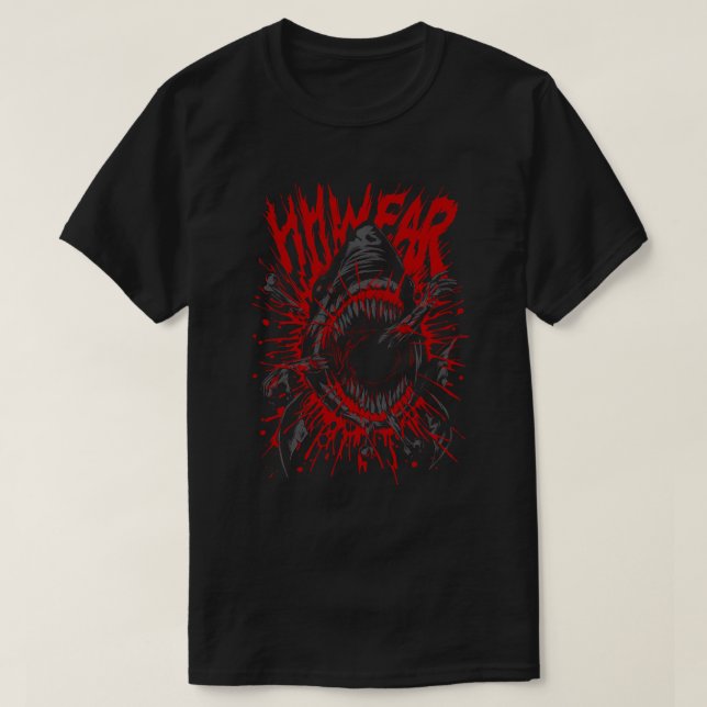 Camiseta Killer Shark (Frente do Design)