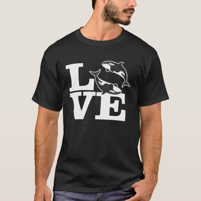 Camiseta Killer Whale Love Orcas (Frente)