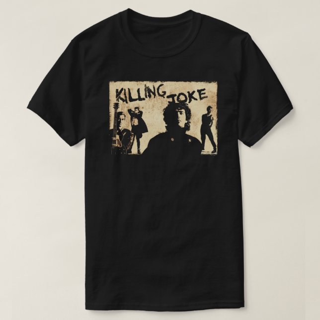 Camiseta killing joke gothic rock distressed retro vintage  (Frente do Design)