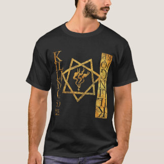 Camiseta killing joke gothic rock golden grunge distressed