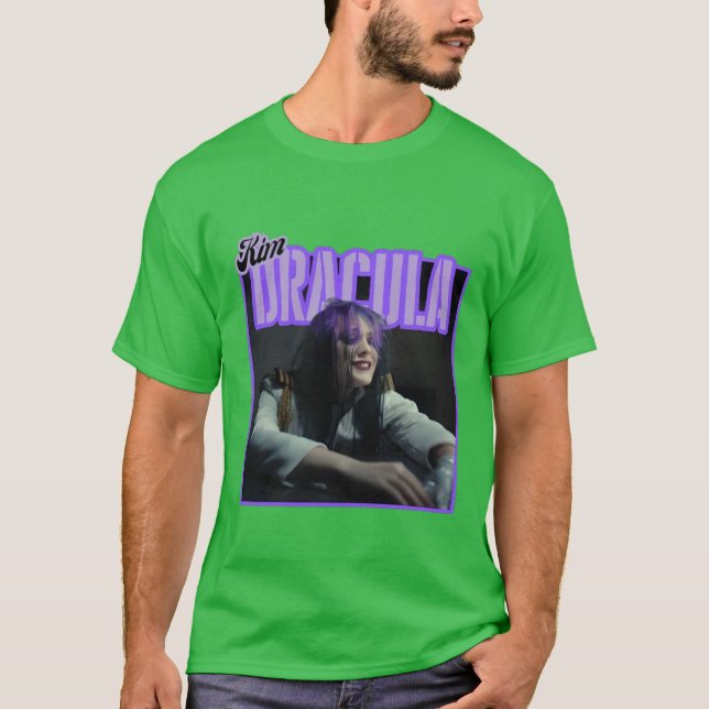 Camiseta Kim Dracula engraçado (Frente)