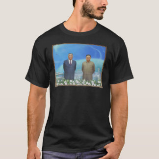 Camiseta Kim Il-Sung &Amp; Kim Jong-Il Retrato, Coreia do N