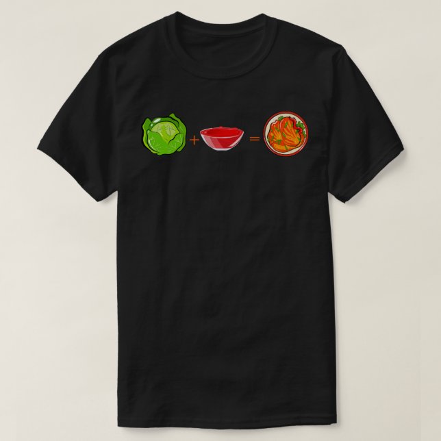 Camiseta Kimchi Cabbage Red Sauce (Frente do Design)