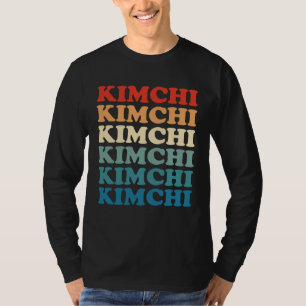 Camiseta Kimchi Comida Asiática Sul-Coreana Retrô Vintage