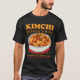 Camiseta Kimchi É Como Kimchi Comida Coreana rapaz