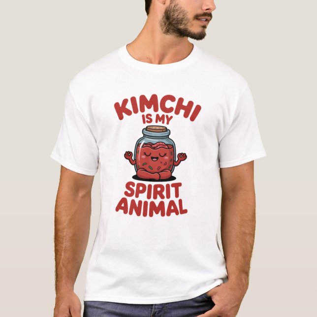 Camiseta Kimchi É o Meu Animal Espiritual (Frente)