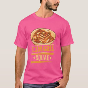 Camiseta Kimchi Vegetal Quadrado Kimchi Sul-Coreano