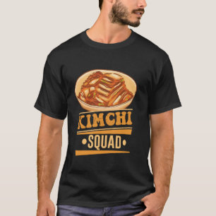Camiseta Kimchi Vegetal Quadrado Kimchi Sul-Coreano
