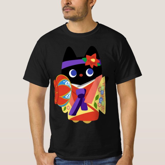 Camiseta Kimono Cat of Okinawa (Frente)