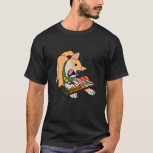 Camiseta Kinako Comendo Sushi