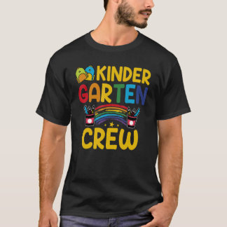Camiseta Kindergarten Crew  1st Day Of School  Back To Scho
