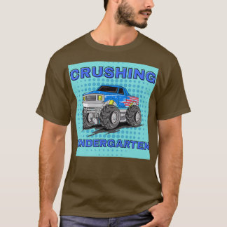 Camiseta KINDERGARTEN CRUZADO de volta ao Caminhão-Monstro