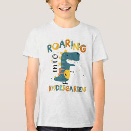 Camiseta Kindergarten Dinosaur Back to School Shirt