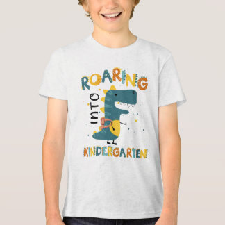 Camiseta Kindergarten Dinosaur Back to School Shirt