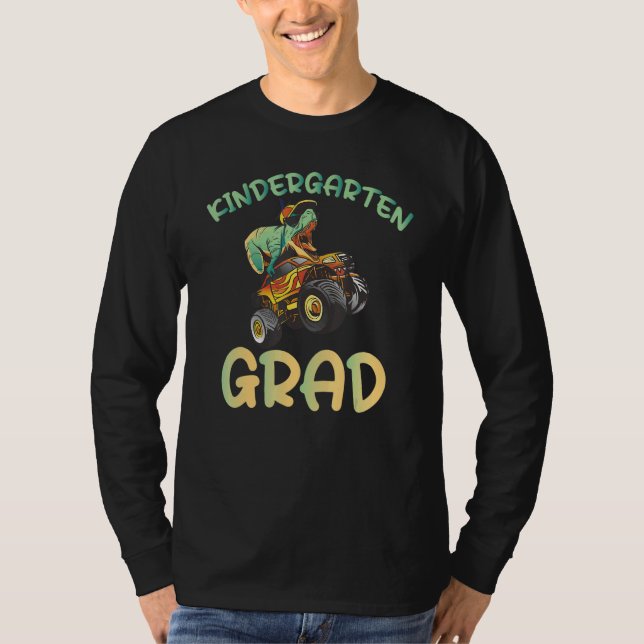 Camiseta Kindergarten Grad Dinosaur (Frente)