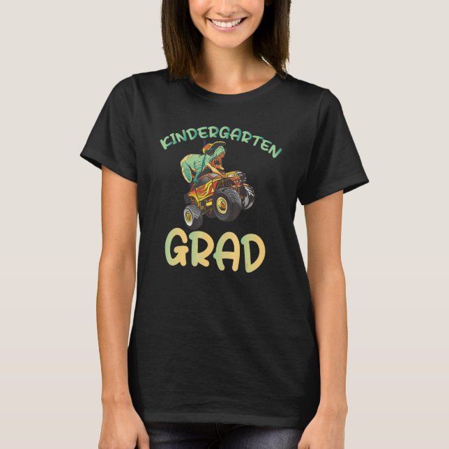 Camiseta Kindergarten Grad Dinosaur (Frente)