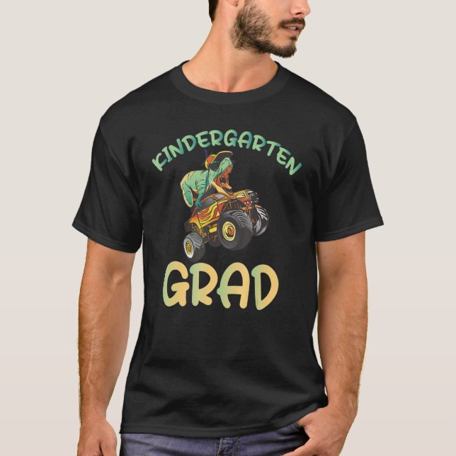 Camiseta Kindergarten Grad Dinosaur (Frente)
