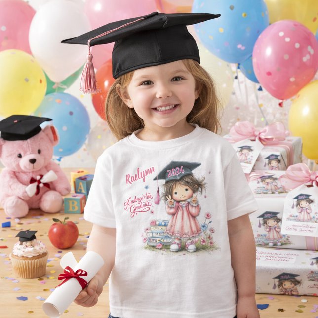 Camiseta Kindergarten Graduate & First Grade Promotion  (Criador carregado)
