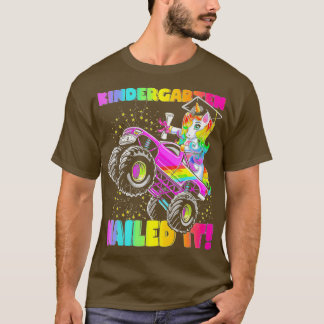 Camiseta Kindergarten Nailed It Unicorn Monster Truck 2