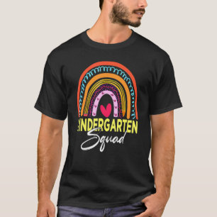 Camiseta Kindergarten Squad Team Kinder De Volta À Chuva Na
