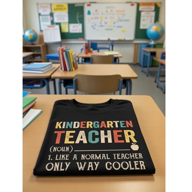Camiseta Kindergarten Teacher Definition - Funny (Criador carregado)