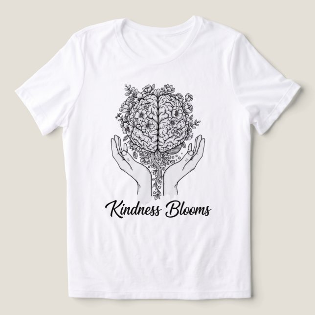 Camiseta Kindness Blooms (Design frontal)