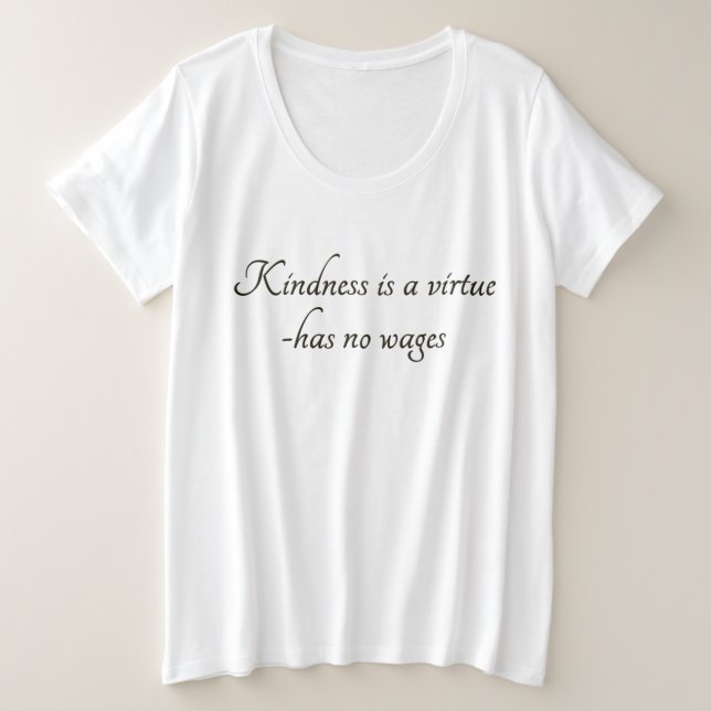Camiseta "Kindness"-design by Maaya Prints, Women's (Frente do Design)
