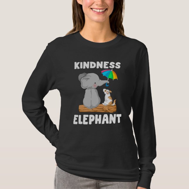 Camiseta Kindness elephant Unity Day  Orange Anti Bullying (Frente)